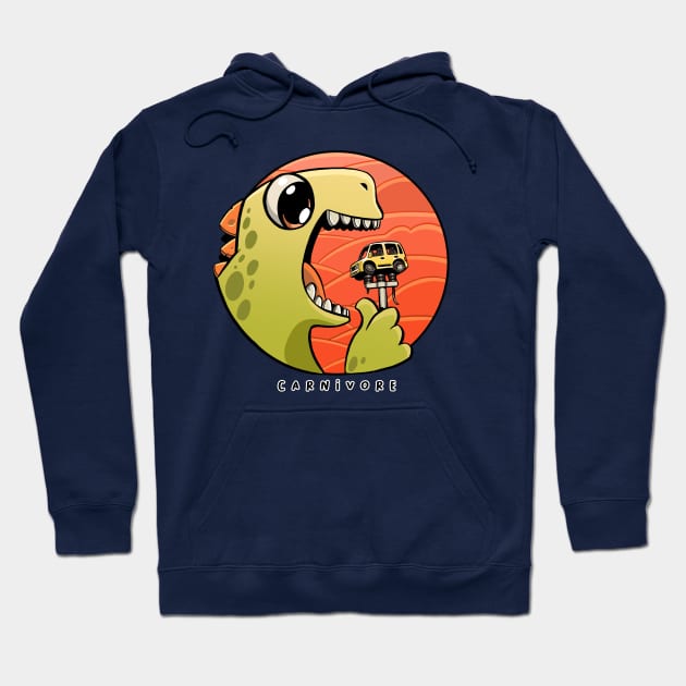 Carnivore Hoodie by wakwakruak